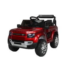 Uşaqlar üçün elektrik avtomobil Defender, 2-8 yaş, qırmızı