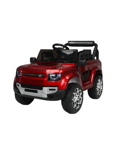 Uşaqlar üçün elektrik avtomobil Defender, 2-8 yaş, qırmızı
