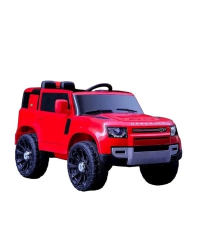 Uşaqlar üçün elektrik avtomobil Defender, 2-8 yaş, qırmızı
