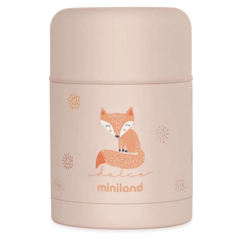 Термос для еды Miniland Candy, 600 мл, нержавеющая сталь Термос для еды Miniland Candy, 600 мл, нержавеющая сталь