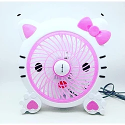 Stolüstü mini ventilyator Kitty pink KT27