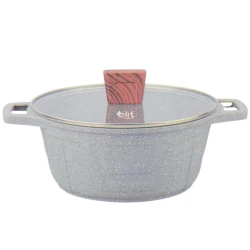 Набор кастрюль Elif EL71610, гранит, серый, 5 шт