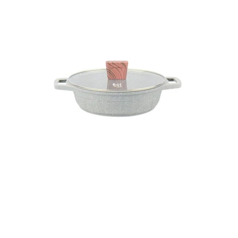 Набор кастрюль Elif EL71610, гранит, серый, 5 шт Набор кастрюль Elif EL71610, гранит, серый, 5 шт