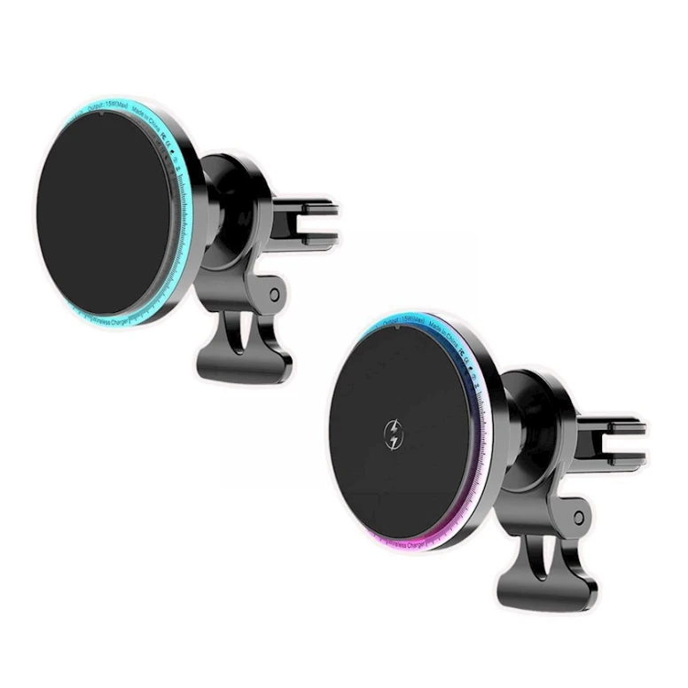 Автомобильный держатель с беспроводной зарядкой Recci RHO-C35 Black