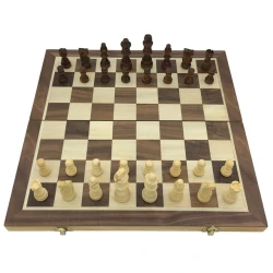 Шахматы Chess Folding 28614, деревянные, магнитные, 39x39.5 см Шахматы Chess Folding 28614, деревянные, магнитные, 39x39.5 см