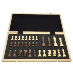 Шахматы Chess Folding 28614, деревянные, магнитные, 39x39.5 см Шахматы Chess Folding 28614, деревянные, магнитные, 39x39.5 см