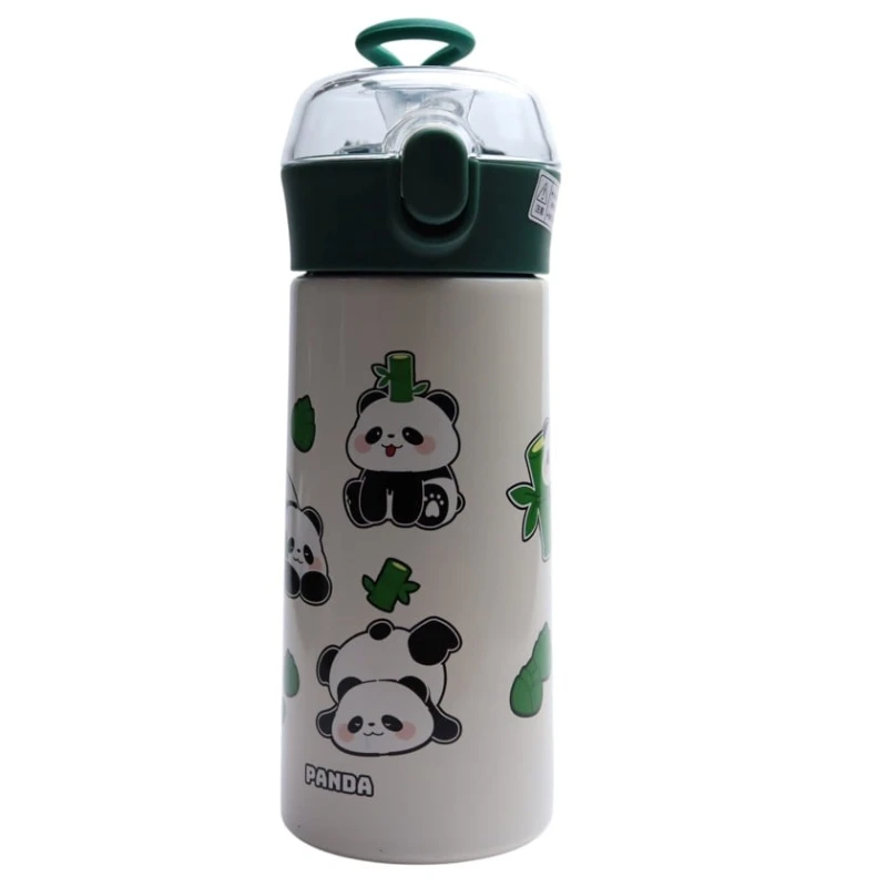 Termos H-BW-1337, 380 ml, ağ/yaşıl