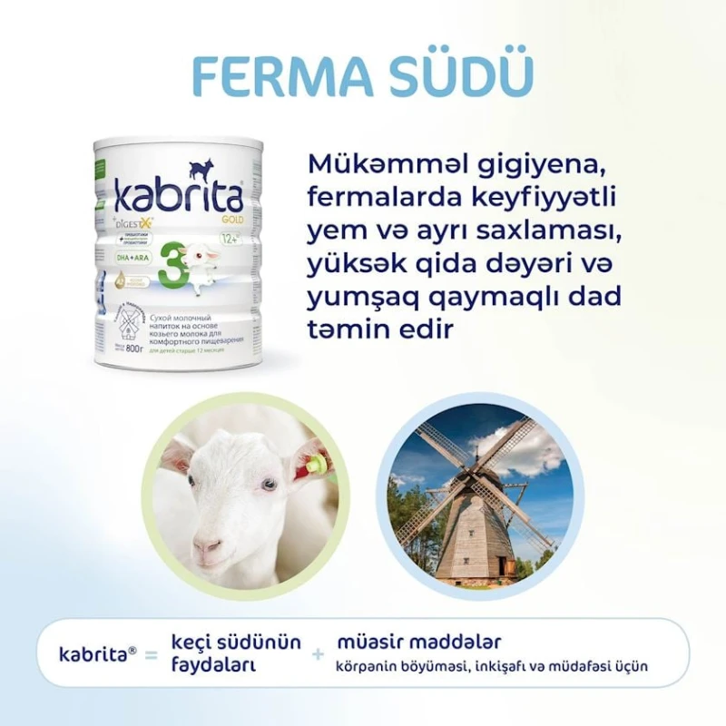 Сухой молочный напиток Kabrita 3 Gold на основе козьего молока, старше 12 месяцев, 800 г (8716677007335). Сухой молочный напиток Kabrita 3 Gold на основе козьего молока, старше 12 месяцев, 800 г (8716677007335).