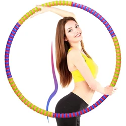 İdman halqası masaj, 100 sm, rəngbərəng