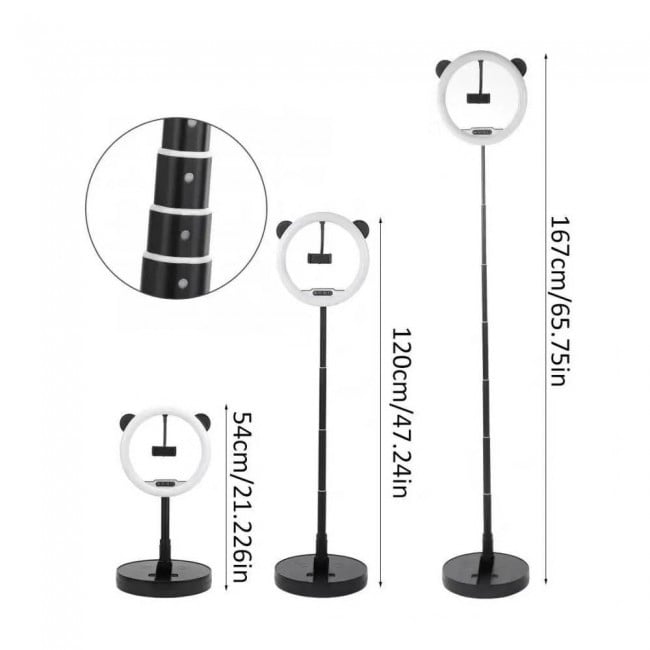 Круглая складная лампа G2 GOLDELECTROLEDG2