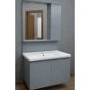 Комплект мебели для ванной Elfa 151-60, серый Комплект мебели для ванной Elfa 151-60, серый