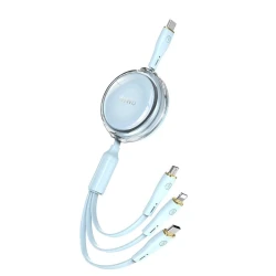 Кабель USB Wiwu Wi-C023 Vigor 3in1 Blue
