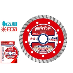 Диск отрезной алмазный Emtop EDDC032302, 230x10x22.2 мм Диск отрезной алмазный Emtop EDDC032302, 230x10x22.2 мм