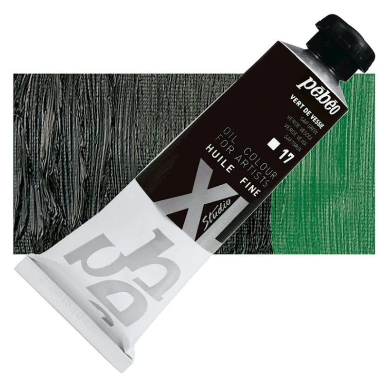 Масляная краска Pebeo Huile Fine XL Sap Green, зелёный, 37 мл