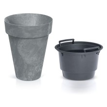 Küpə Prosperplast ME-355, 35.5x35.5x44 sm, 25 l, plastik, boz