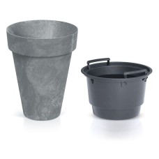Küpə Prosperplast ME-355, 35.5x35.5x44 sm, 25 l, plastik, boz