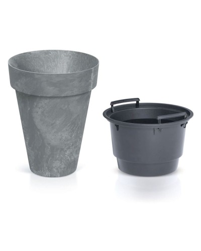 Küpə Prosperplast ME-355, 35.5x35.5x44 sm, 25 l, plastik, boz