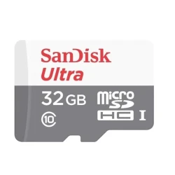 Карта памяти SanDisk Ultra UHS-I microSDHC 32GB 10cl w/a (SDSQUNB-032G-GN3MA)