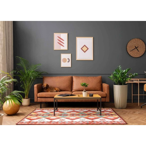 Горшок Lamela Mira Eco Wood 42x25 см, пластик, бежевый