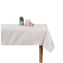 Скатерть JYSK Stilkeg, 140x240 см, полиэстер, 160 г/м², розовый