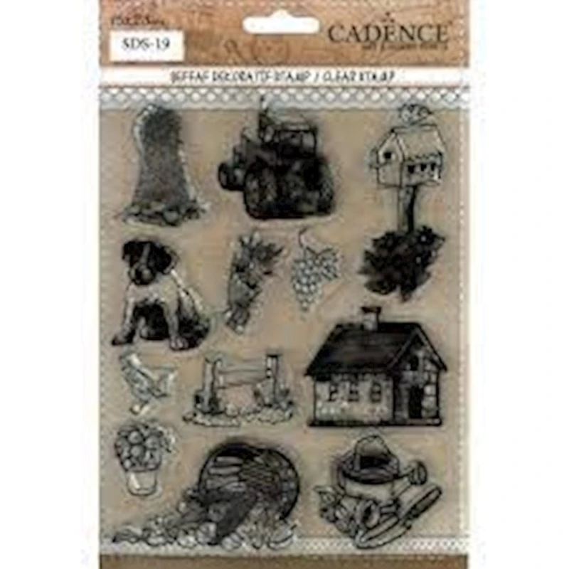 Декоративный штамп Cadence Clear Stamp 19