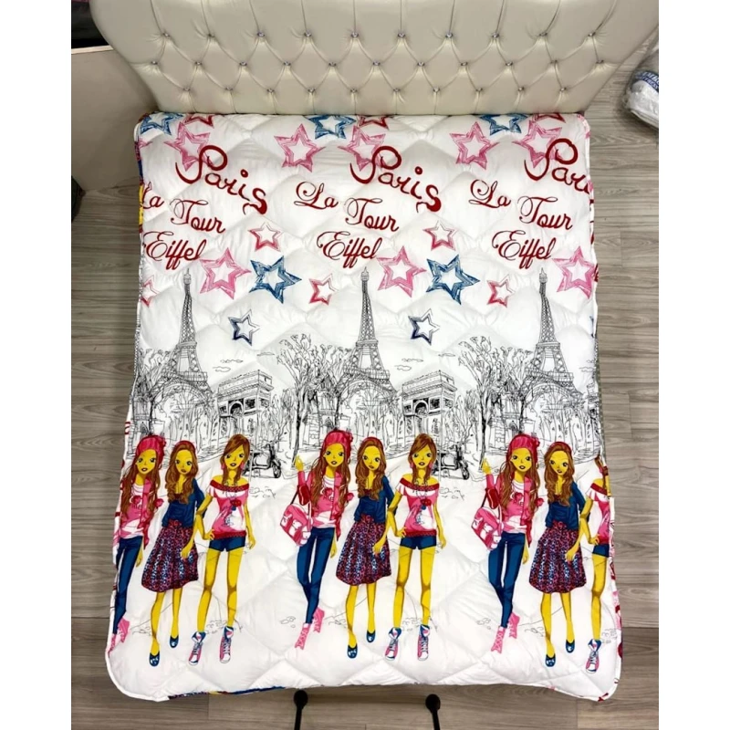 Детское одеяло Sahara 0000116 для девочек, 155x215 см, разноцветное Детское одеяло Sahara 0000116 для девочек, 155x215 см, разноцветное