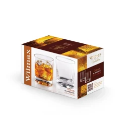 Набор стаканов Wilmax 888058/2C, 2 шт, 350 мл, хрусталь, прозрачный Набор стаканов Wilmax 888058/2C, 2 шт, 350 мл, хрусталь, прозрачный