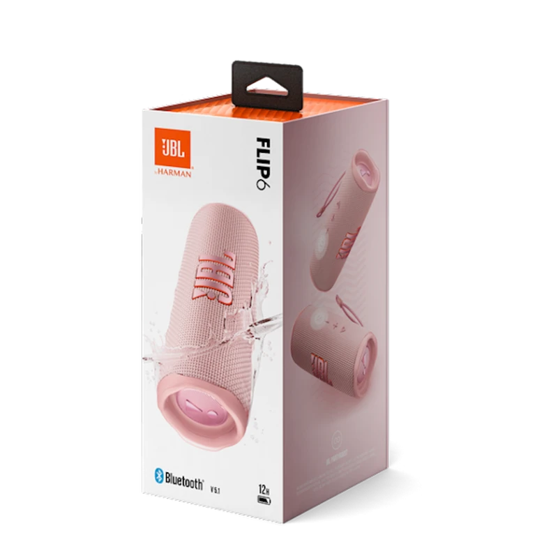 Портативная колонка JBL Flip 6 Pink (JBLFLIP6PINK-S-N) Портативная колонка JBL Flip 6 Pink (JBLFLIP6PINK-S-N)