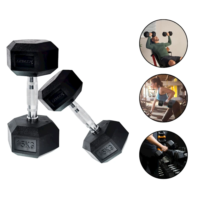 Набор гантелей TA sport 2061/1, пластик, 15 x 15 кг, 2 шт Набор гантелей TA sport 2061/1, пластик, 15 x 15 кг, 2 шт