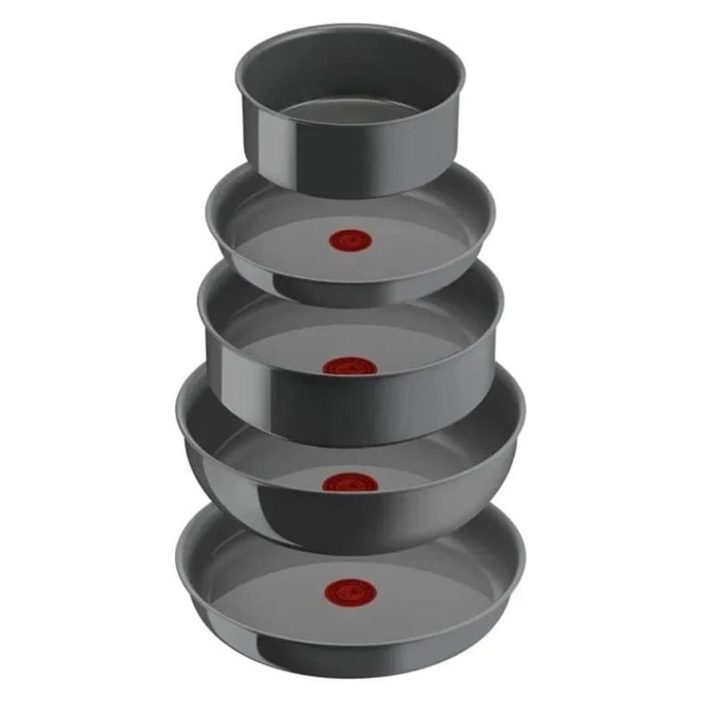 Набор посуды для готовки Tefal Ingenio Ceramic Renew, алюминий/керамика, черный, 11 предметов Набор посуды для готовки Tefal Ingenio Ceramic Renew, алюминий/керамика, черный, 11 предметов