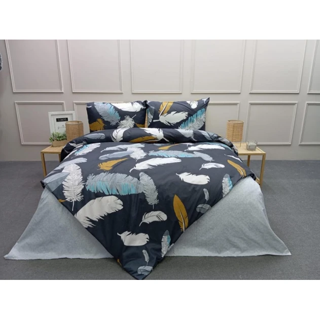 Комплект постельного белья MiraNova DMTZ-070, простыня 160х240 см, пододеяльник 160х220 см, наволочка 50х70 см, односпальный, разноцветный