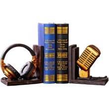 Kitablar üçün tutacaq Headphone and Microphone Heavy Duty ezzy_6298, 2 ədəd, 14.5х28х8 sm