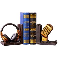 Kitablar üçün tutacaq Headphone and Microphone Heavy Duty ezzy_6298, 2 ədəd, 14.5х28х8 sm