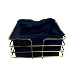 Хлебница R510, 20x20 см, золотистый/черный Хлебница R510, 20x20 см, золотистый/черный