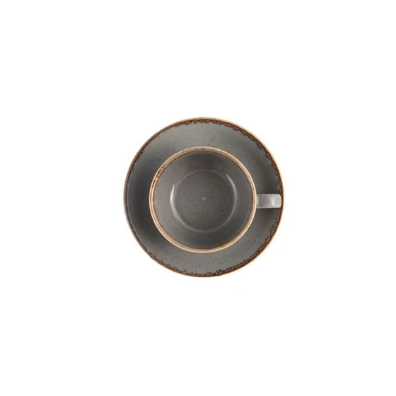 Чайная пара Porland Seasons 04ALM002596, 320 мл, серая Чайная пара Porland Seasons 04ALM002596, 320 мл, серая