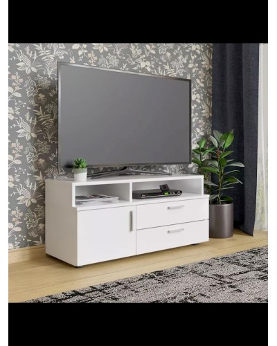 TV üçün tumba 3563_LETNEWCompacWh, LDSP, ağ, 42.5x34.8x92 sm