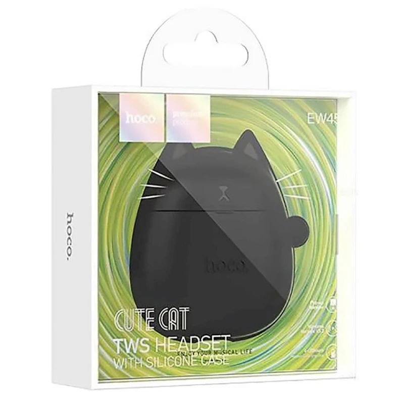 Беспроводные наушники Hoco EW45 Cat Black Беспроводные наушники Hoco EW45 Cat Black
