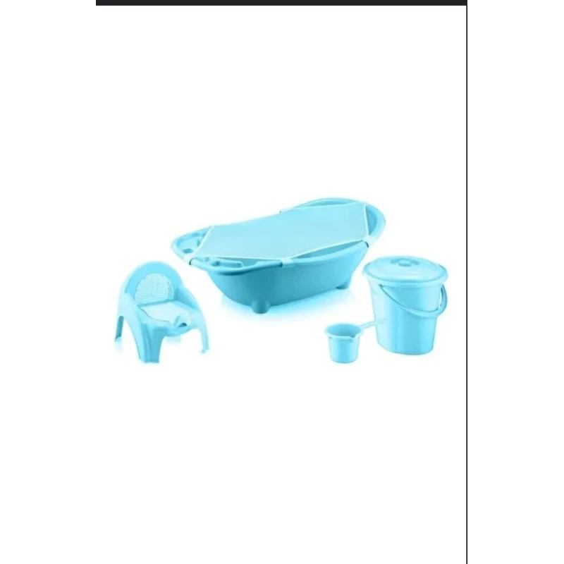 Набор для купания HMSD_AB00 4 предмета, голубой Набор для купания HMSD_AB00 4 предмета, голубой