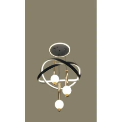 Подвесной светильник 1059, черный/золотистый Подвесной светильник 1059, черный/золотистый