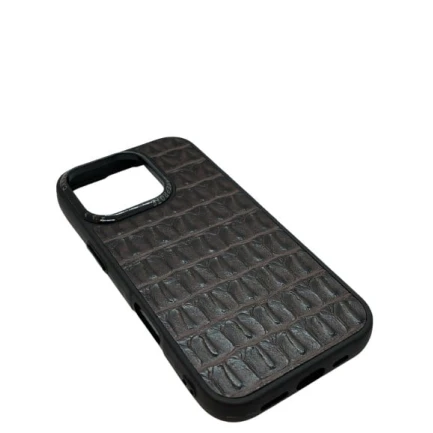 Çexol Apple iPhone 16 Pro üçün, tünd qəhvəyi