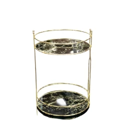 Органайзер smil_1160, стекло/металл, черный/золотистый, 20х30 см Органайзер smil_1160, стекло/металл, черный/золотистый, 20х30 см