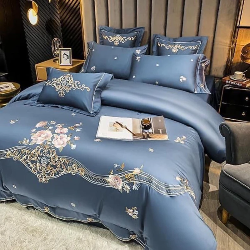 Комплект постельного белья Dantel SHA-00006025, пододеяльник 200х230 см, простыня 230х250 см, наволочка 50x70 см (2 шт), двуспальный, сатин, разноцветный Комплект постельного белья Dantel SHA-00006025, пододеяльник 200х230 см, простыня 230х250 см, наволочка 50x70 см (2 шт), двуспальный, сатин, разноцветный