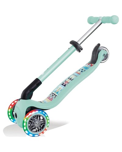 Uşaqlar üçün samokat Globber Junior, alüminium/plastik, yaşıl