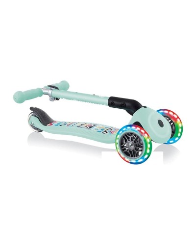 Uşaqlar üçün samokat Globber Junior, alüminium/plastik, yaşıl