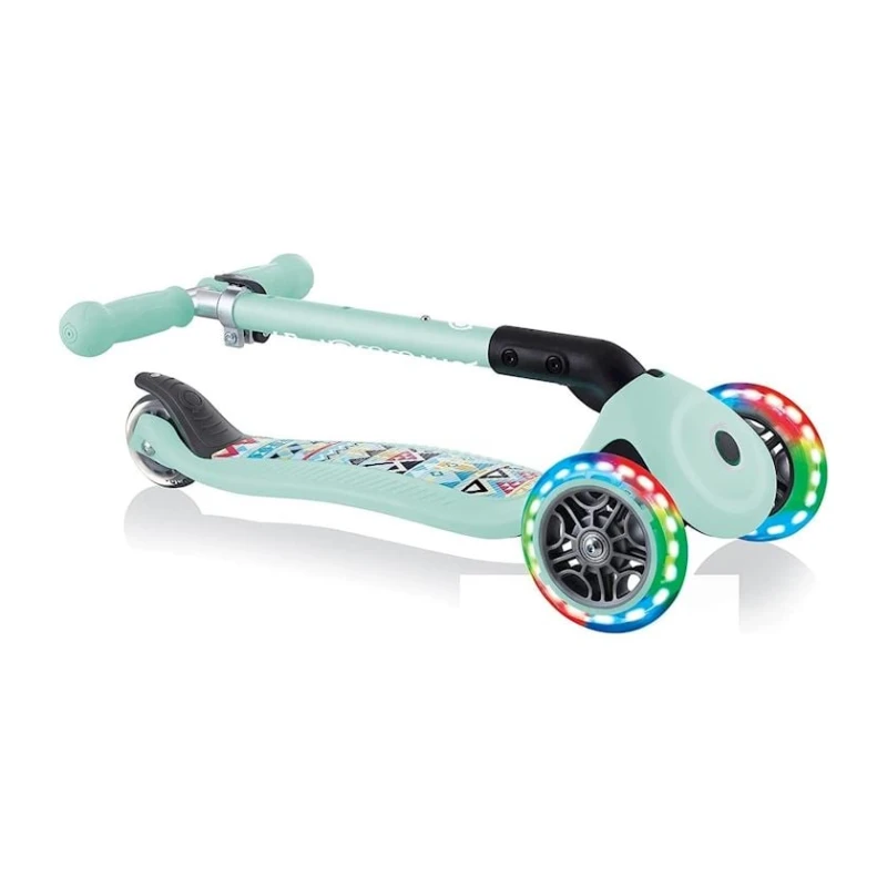 Детский самокат Globber Junior, алюминий/пластик, зеленый