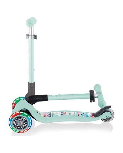 Uşaqlar üçün samokat Globber Junior, alüminium/plastik, yaşıl
