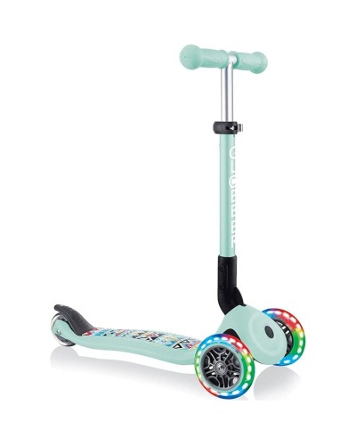 Uşaqlar üçün samokat Globber Junior, alüminium/plastik, yaşıl
