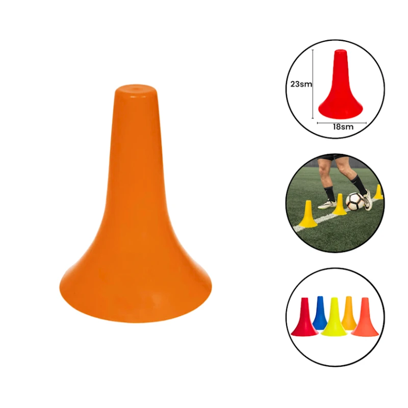 Тренировочный конус 1854, 18х23 см, оранжевый