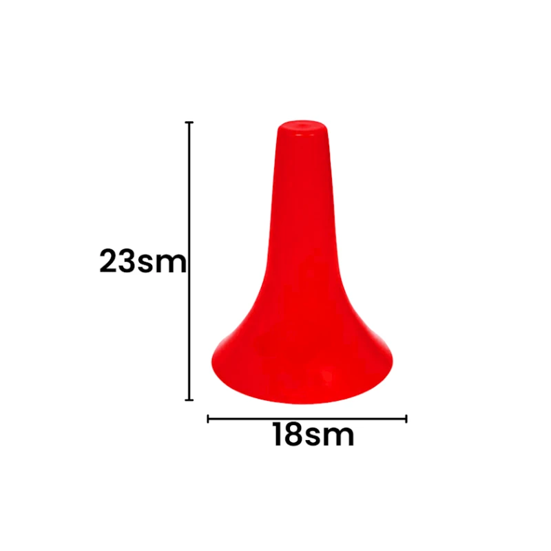 Тренировочный конус 1854, 18х23 см, оранжевый