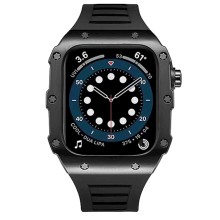 Qayış və çexol Greatcase SW635 Apple Watch 45mm üçün Black